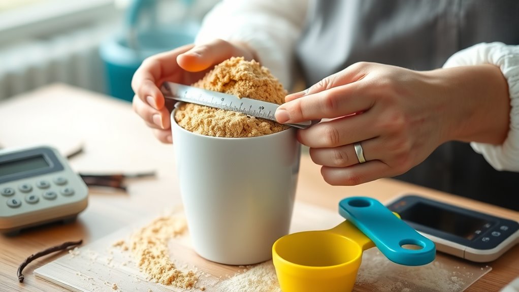 precise measuring enhances baking