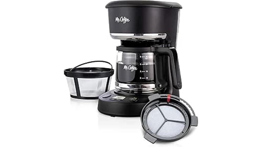 programmable five cup coffee maker
