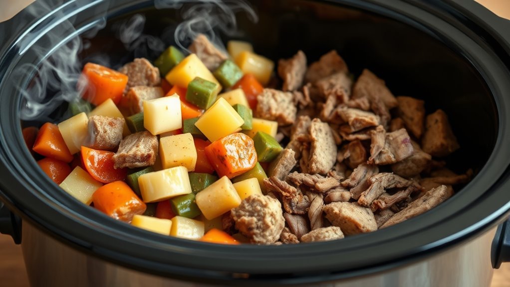 proper crockpot filling techniques
