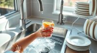 proper dish hand washing