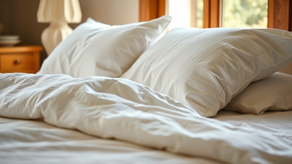 proper pillow and bedding preparation