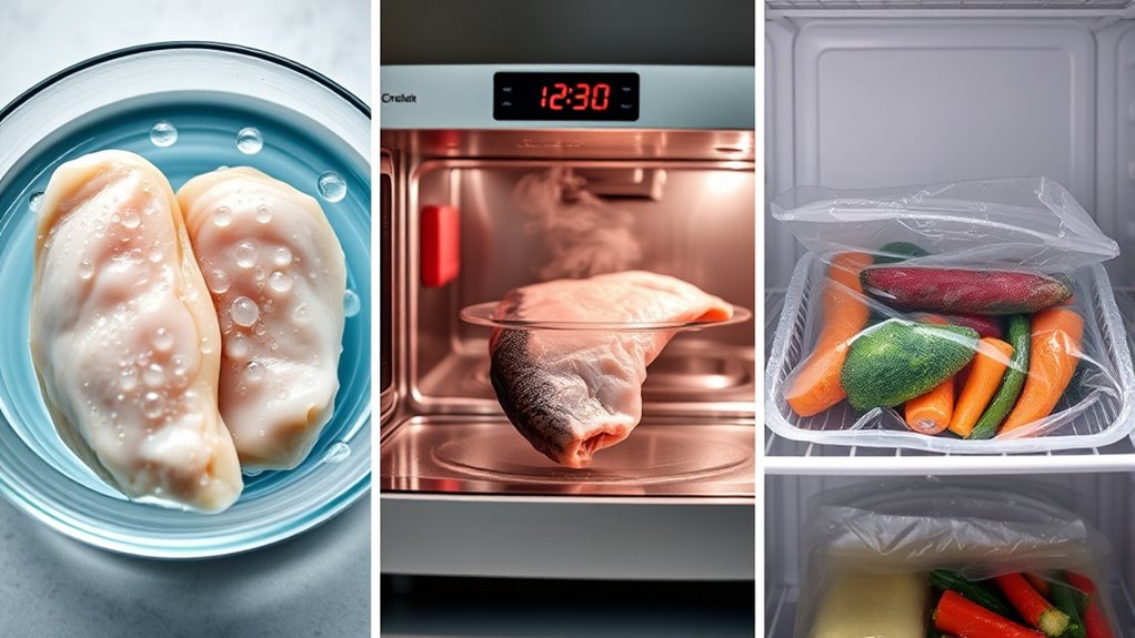 proper thawing prevents foodborne illness
