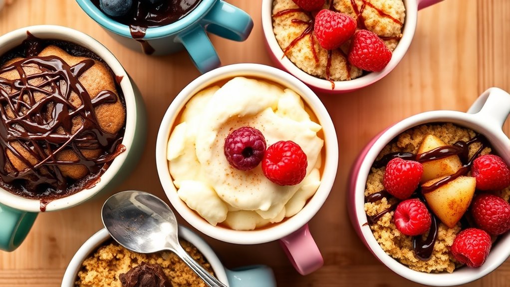 quick customizable microwave desserts