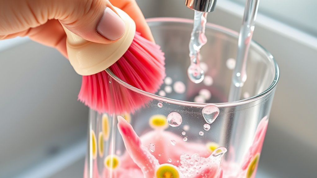 rinse blender immediately after