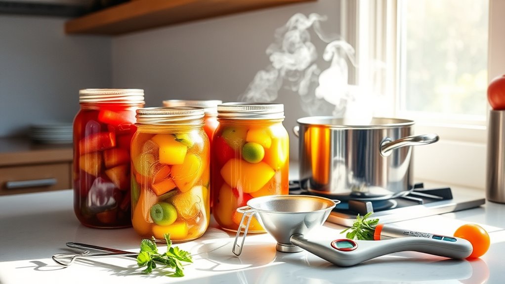 safe home canning practices