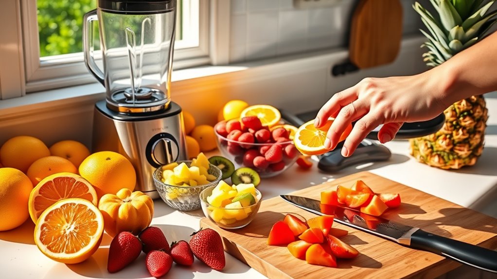 select wash prepare produce