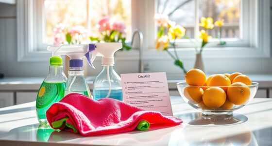 spring cleaning home checklist