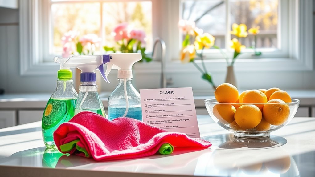 spring cleaning home checklist