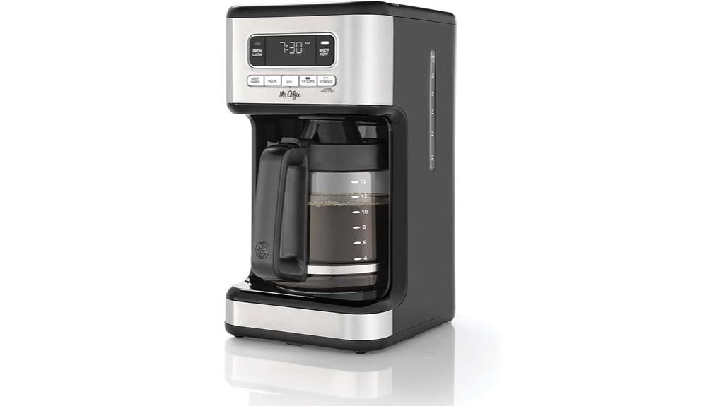 stainless steel 14 cup coffee maker