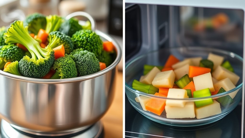 steaming preserves natural flavor