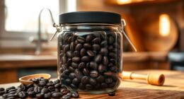 store beans in airtight container