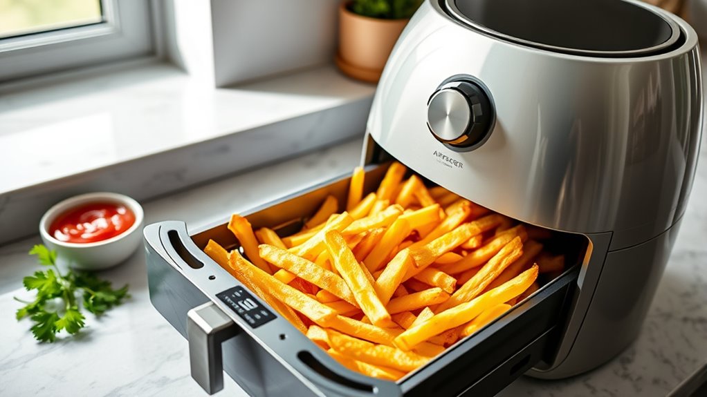 top air fryer crispy fries