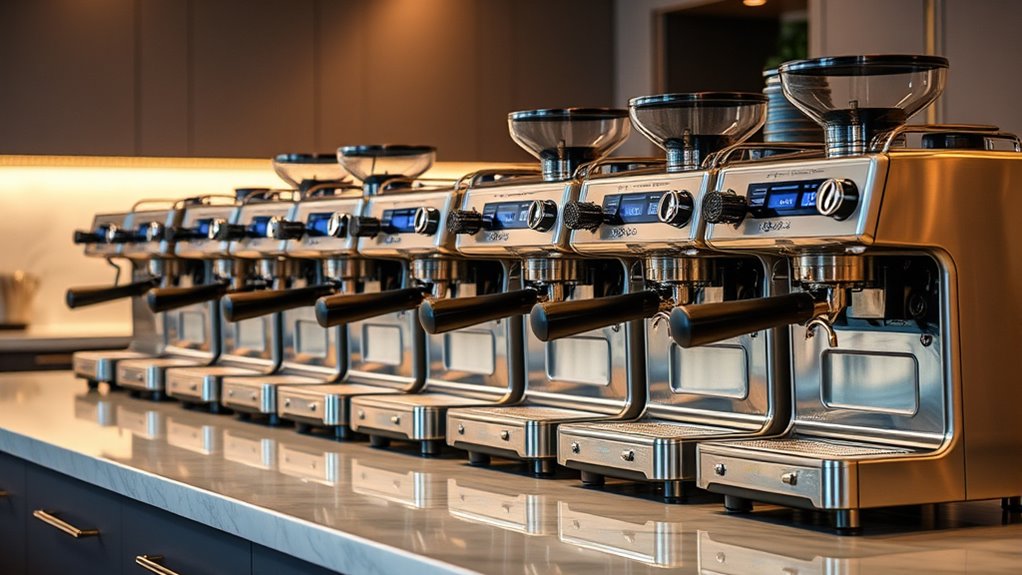 top espresso machines with grinders