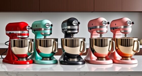 top kitchenaid mixer colors