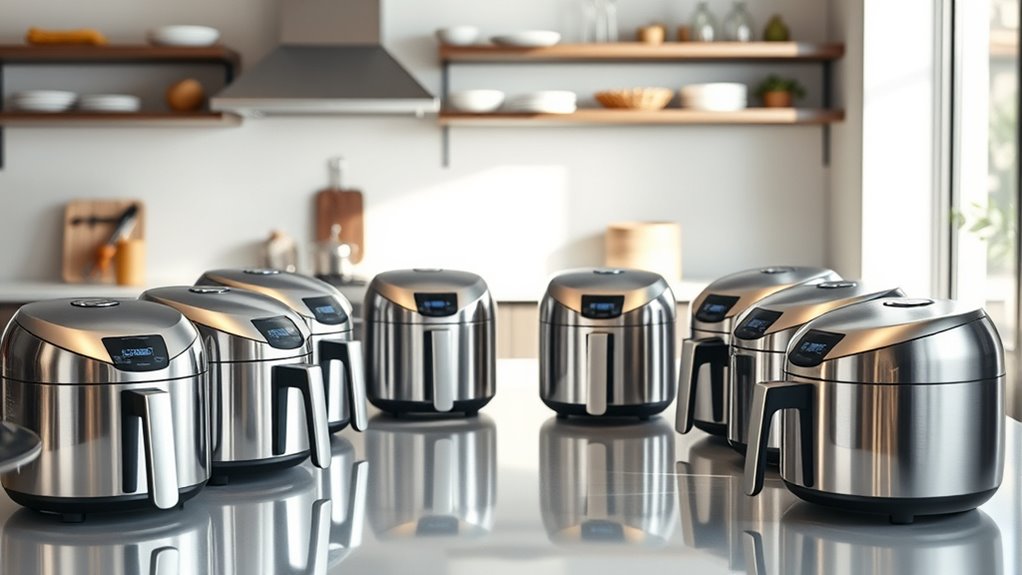 top stainless steel air fryers