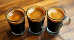 types of espresso shots