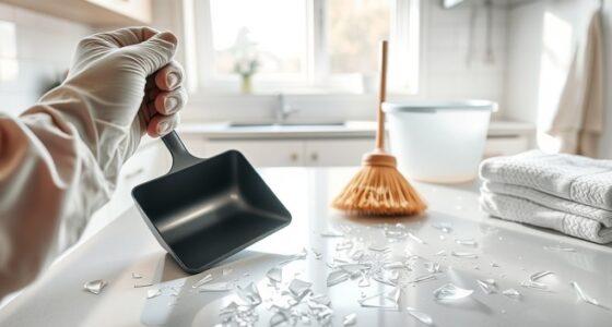 use broom and dustpan