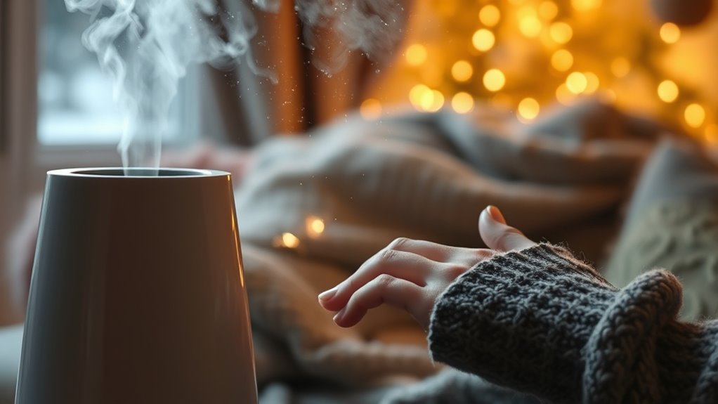 use humidifier to reduce static