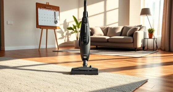 vacuuming schedule for homes