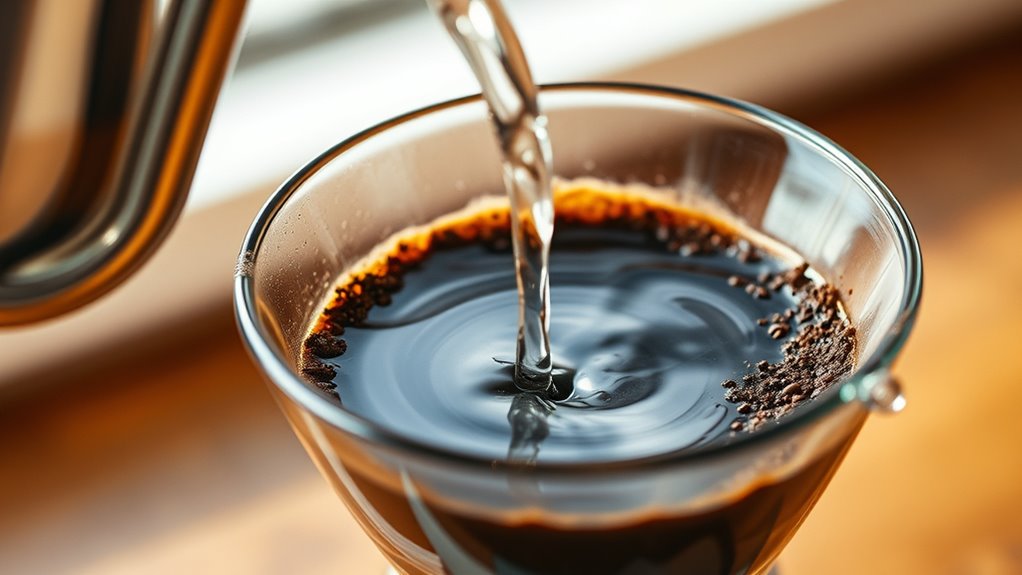 water temperature influences coffee flavor