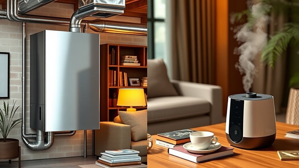 whole house vs portable humidifiers