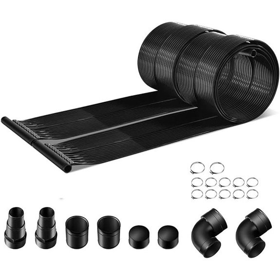 IRONMAX Solar Pool Heater 10 ft Outdoor Pool Warmer