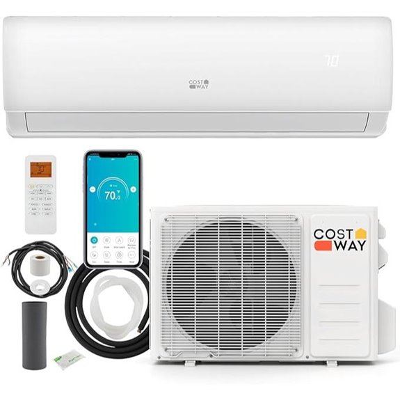 Costway 11500 BTU Mini Split Air Conditioner with WiFi