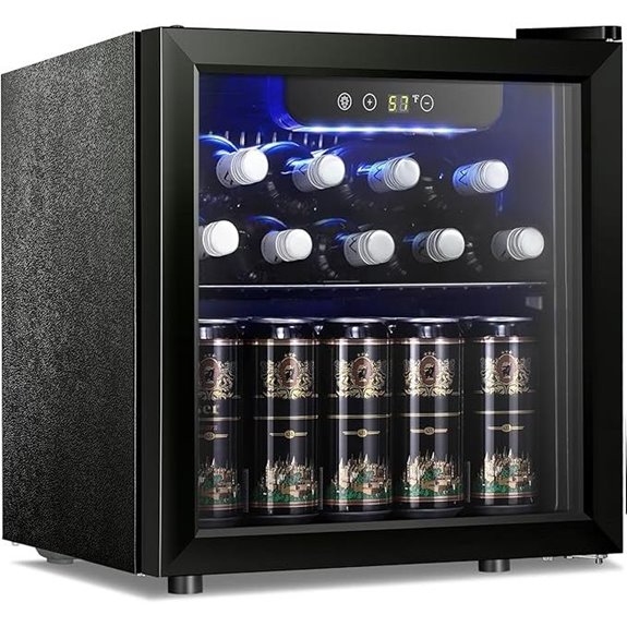 Antarctic Star 12-Bottle Beverage Cooler with Glass Door