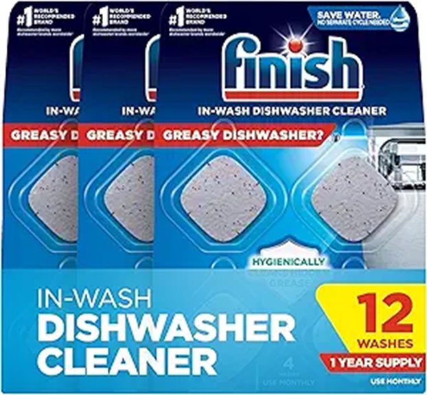 Finish Dishwasher Cleaner Tablets (12 Count)