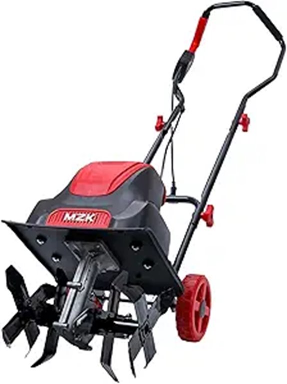 MZK 12-Inch Electric Garden Tiller/Cultivator