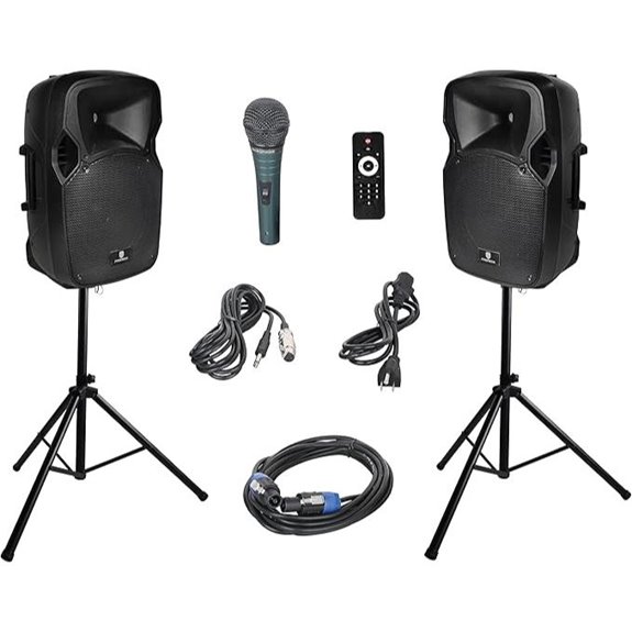 PRORECK Party 12 12-Inch Powered PA Speaker System
