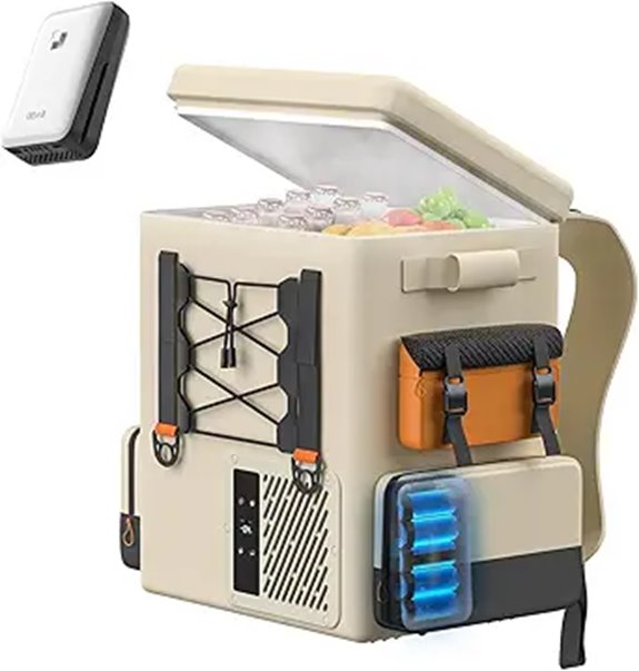 LiTHELi 12V Portable Car Refrigerator & Cooler