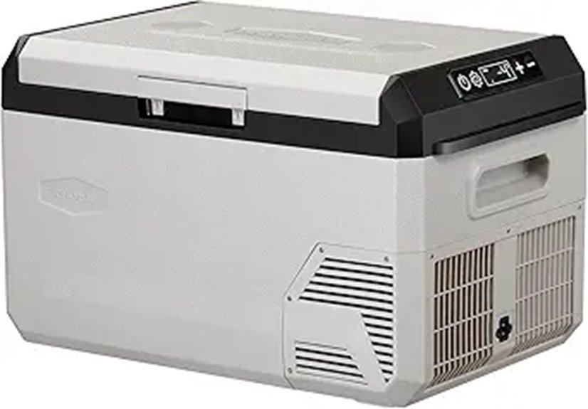 12V Portable Car Refrigerator Cooler with Reversible Door
