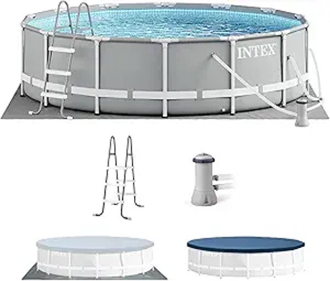 Intex Prism Frame Above Ground Pool Set (14ft x 42in)