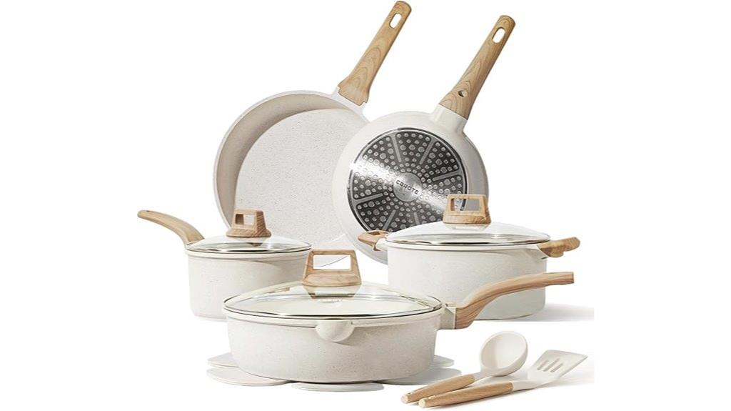 14 piece nonstick cookware set