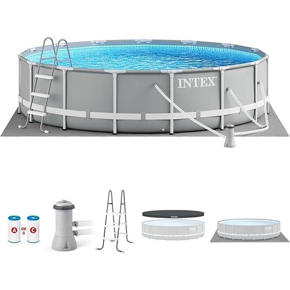 Intex Prism Frame 15ft Above Ground Pool Set