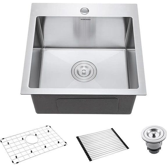18-Inch Stainless Steel Drop-In Kitchen Sink
