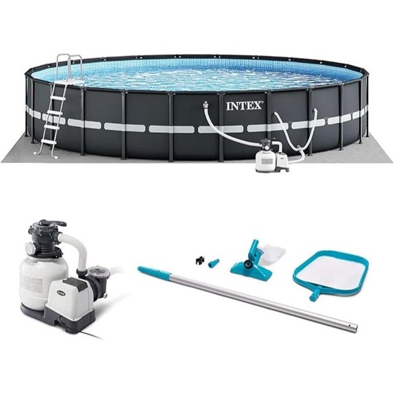 INTEX 18ft Above Ground Pool Set with Filter
