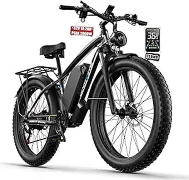 Electric Fat Tire E-Bike for Adults 2000W Long Range