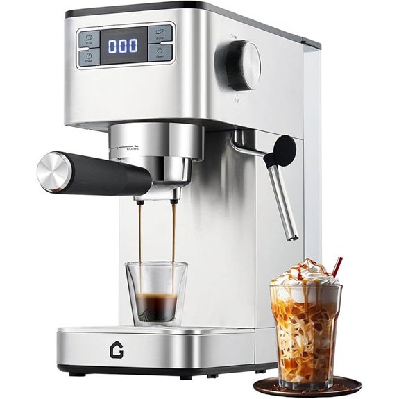 GarveeHome 20 Bar Espresso Machine with Milk Frother