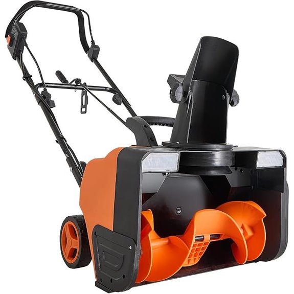 VEVOR 20-Inch Corded Snow Blower with Lights