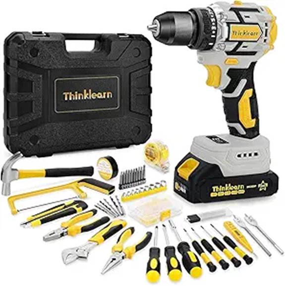 Cordless Drill Tool Kit 20V 119 pcs