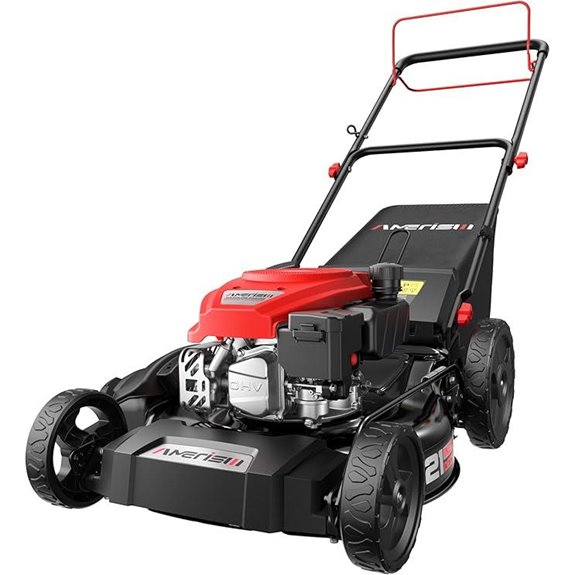 21-Inch 3-in-1 Gas Lawn Mower with Engine
