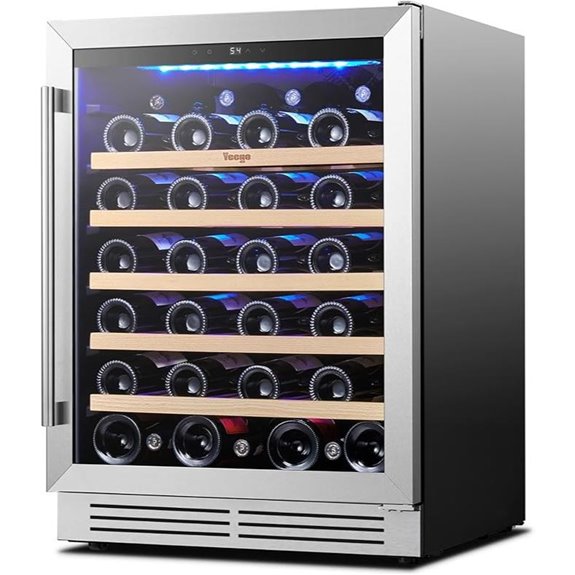Yeego 24-Inch Wine Fridge Holds 47 Bottles