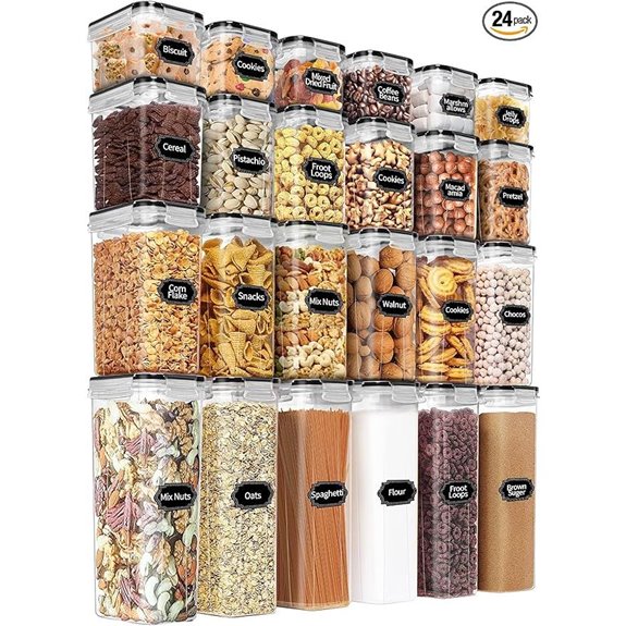 Praki 24-Piece Airtight Food Storage Containers Set