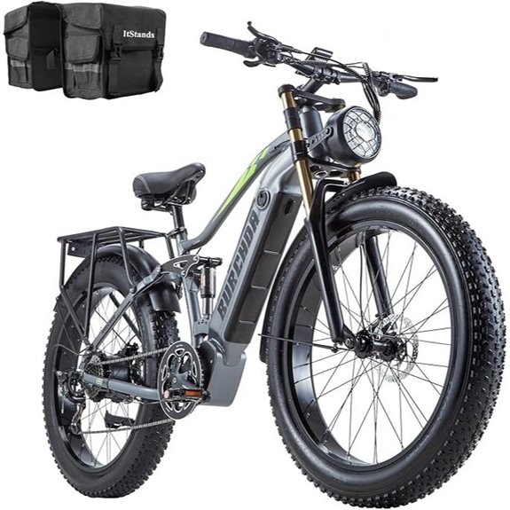 Electric Mountain Bike 3000W Dual Motor 120 Miles