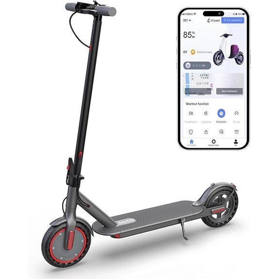 Electric 350W Folding Scooter with App Control