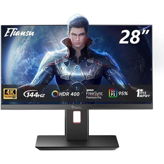 28-Inch 4K UHD Gaming Monitor with FreeSync and HDMI
