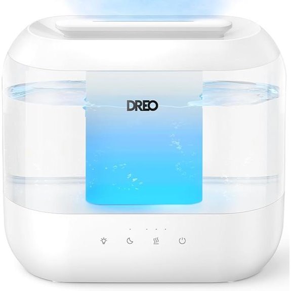 Dreo 4L Bedroom Humidifier with Night Light