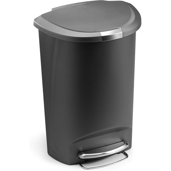 Simplehuman 50L Semi-Round Kitchen Trash Can